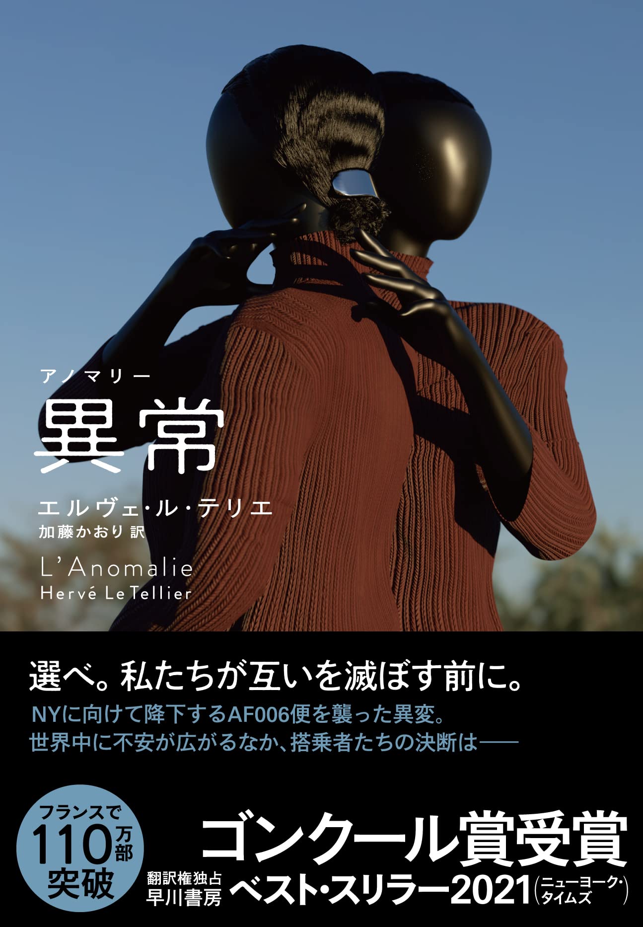 異常 アノマリー エルヴェ・ル・テリエ 小説