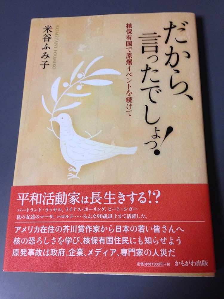 米谷ふみ子 だから、言ったでしょっ! 小説