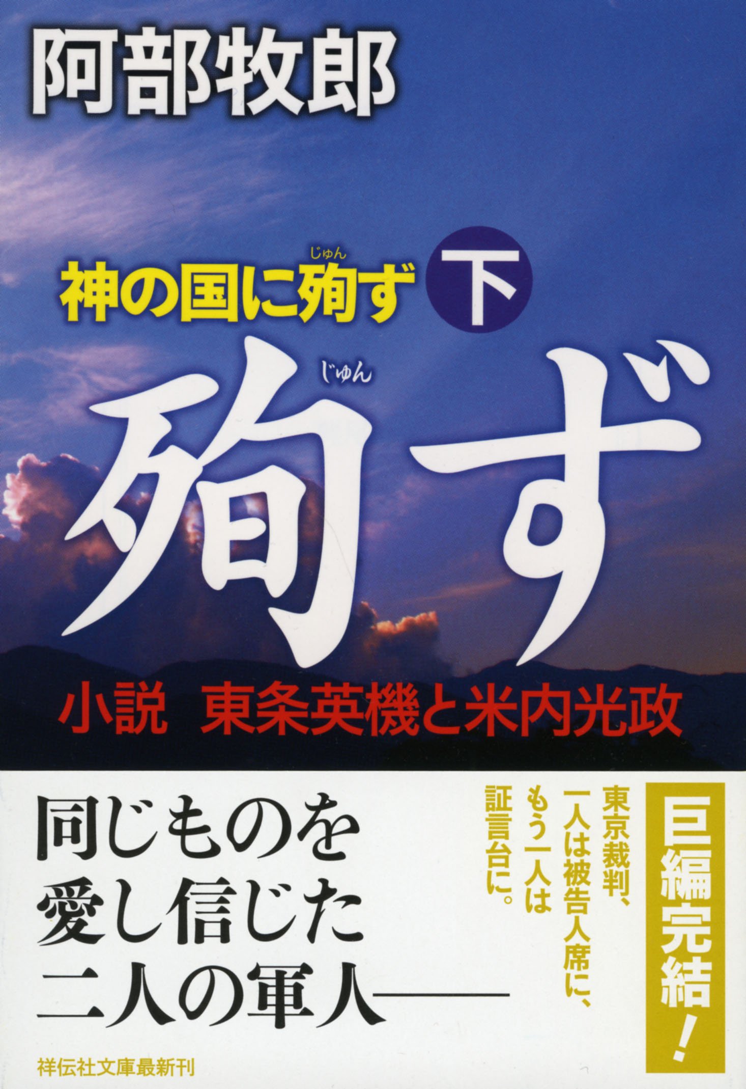 阿部牧郎 神の国に殉ず 小説