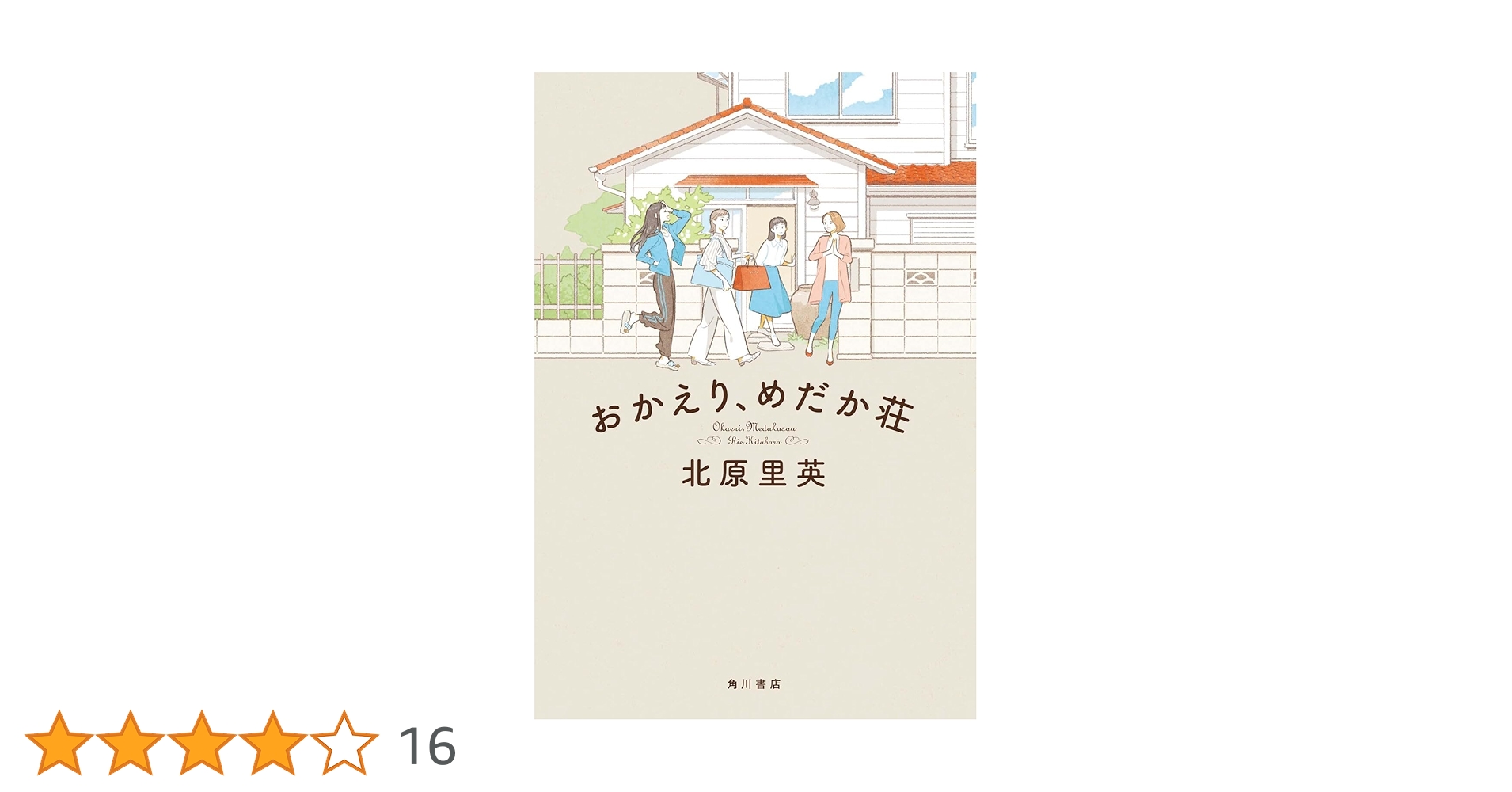 おかえり、めだか荘 北原里英 小説