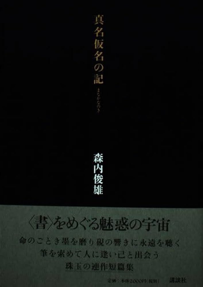 森内俊雄 真名仮名の記 小説