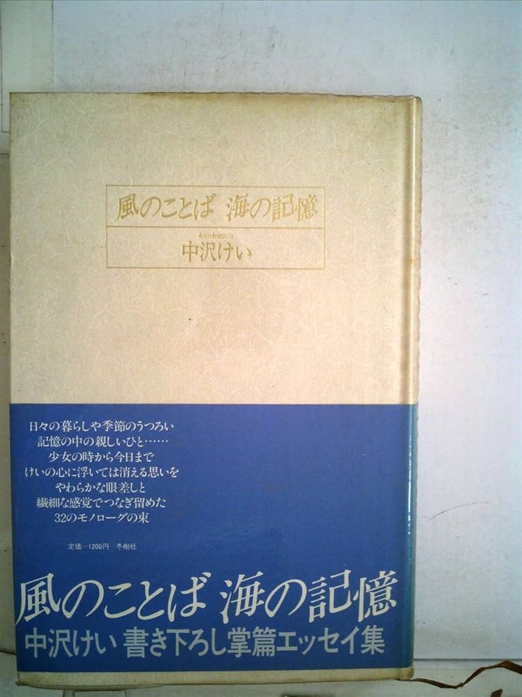 中沢けい 風のことば海の記憶 小説