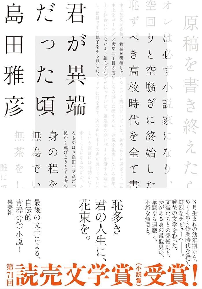 島田雅彦 君が異端だった頃 小説