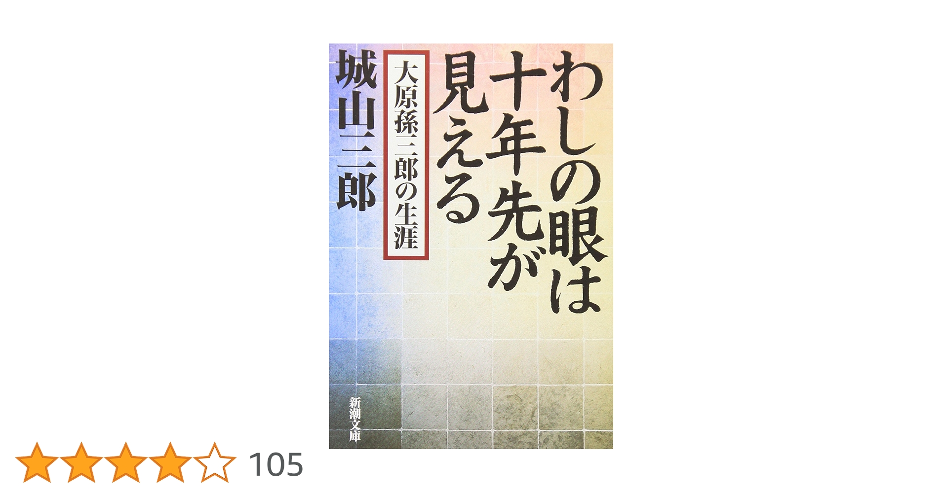 百年先が見えた男 城山三郎 小説